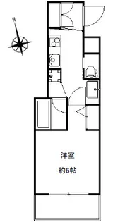 ZioV玉造【3階】の間取り