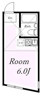 ユナイト田浦アステリオン【1階】の間取り
