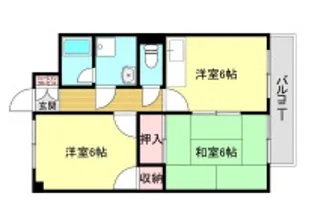 MISTRAL神子岡前【2階】の間取り