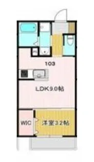 埼玉県志木市本町1【アパート】の間取り