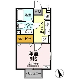 ルシール星川【2階】の間取り
