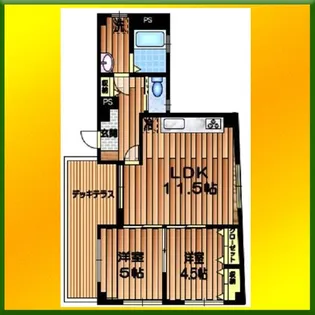 アパートメント保谷【1階】の間取り