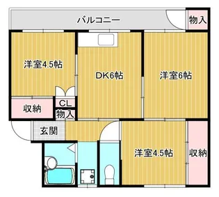ヴィラナリー上越V【2階】の間取り