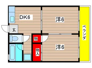 マルゼンプラザ【2階】の間取り