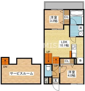 modern palazzo諫早Garden【1階】の間取り