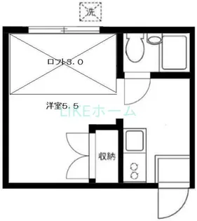 ロフティーノワール【1階】の間取り