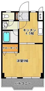 1Kの間取り画像