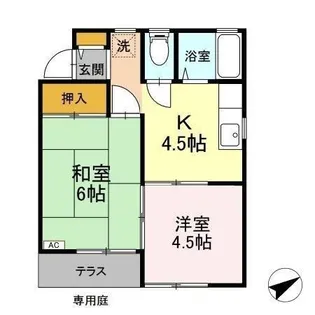 グリーンハウス【2階】の間取り