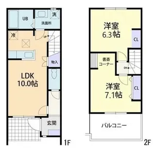 CHAMPS DE FLEURS Bの間取り