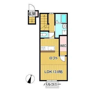 ココリールII【2階】の間取り
