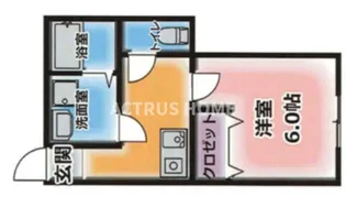 大阪府大阪市東住吉区湯里2【マンション】の間取り