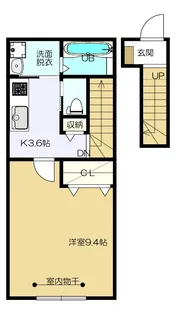 El alivio(エル・アルビオ) C棟【2階】の間取り
