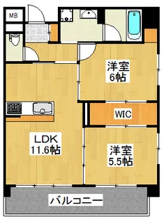 神奈川県川崎市川崎区東門前3【マンション】の間取り