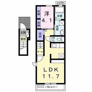 シェノン【2階】の間取り