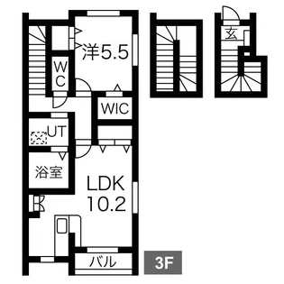 la vie bell(ラヴィベル)I【3階】の間取り