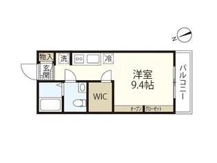 GRIT吉浦【2階】の間取り