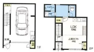 大阪府箕面市粟生外院3【一戸建】の間取り