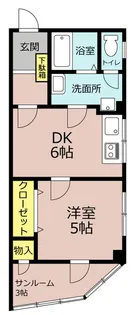 ハリマビル【3階】の間取り