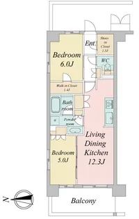 トラープランド蒼麗館【4階】の間取り