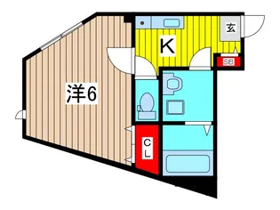 ル シェール青木A棟【1階】の間取り