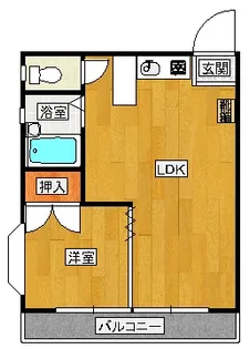 フレグランス徳山【2階】の間取り
