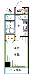 東京都新宿区北新宿4【マンション】の間取り