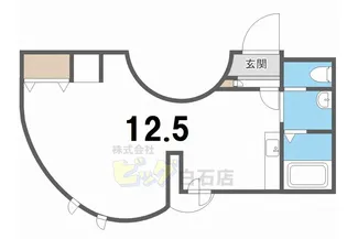1Rの間取り画像