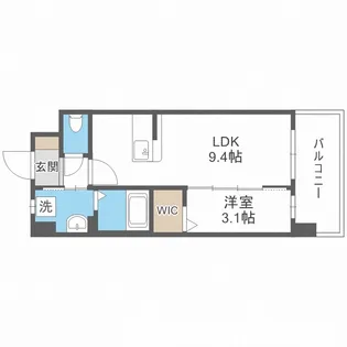 LIFEFIELD春日公園前【2階】の間取り
