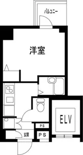 1Kの間取り画像