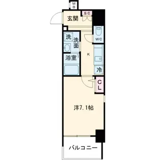 エストゥルース京都【5階】の間取り