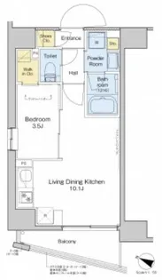 東京都渋谷区幡ヶ谷3【マンション】の間取り
