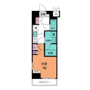 TLRレジデンス町田【12階】の間取り