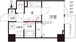 東京都中野区中野3【マンション】の間取り