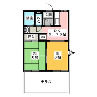メルヴェーユ【1階】の間取り
