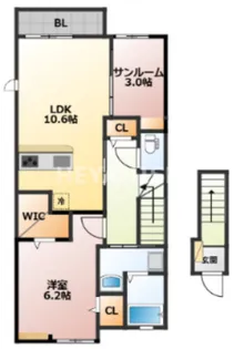 メゾン未来【2階】の間取り