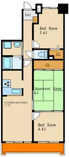 プレステージ明石大久保V【7階】の間取り