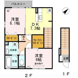 elegance I【2階】の間取り