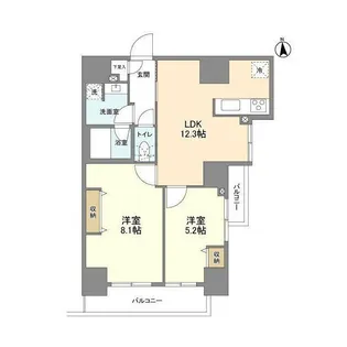 エムレジデンス渋谷神泉【16階】の間取り