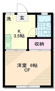 東京都杉並区下高井戸5【アパート】の間取り