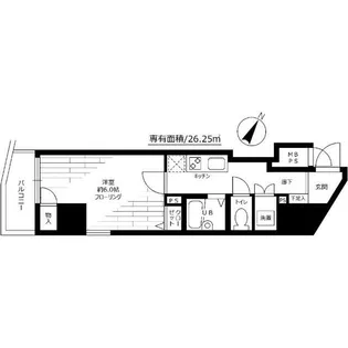 ステージファースト三軒茶屋【12階】の間取り