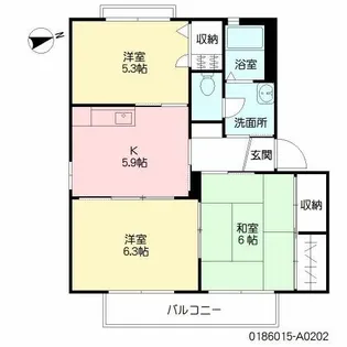 バリュージュ【2階】の間取り