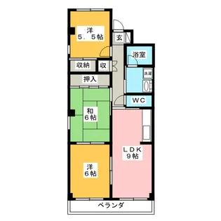 コンフォートメイワ【4階】の間取り