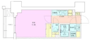 門前仲町レジデンス九番館【7階】の間取り