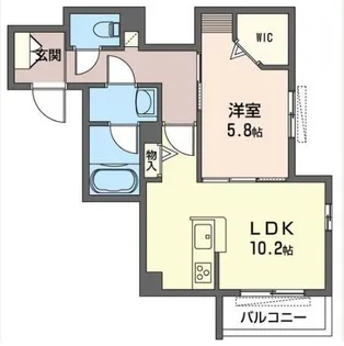 プレステージア【2階】の間取り