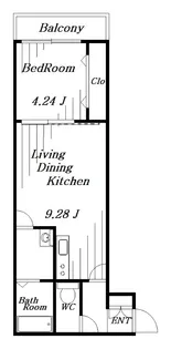 HFR蘇我B棟【1階】の間取り