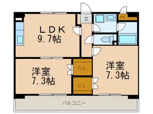 ラ・フォレ・ルアンテンヌ【4階】の間取り