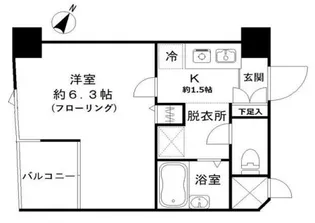 クレール本町【4階】の間取り