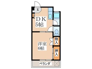 大久保ハイツ【1階】の間取り