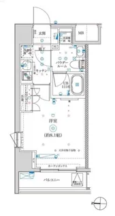 イアース練馬【2階】の間取り