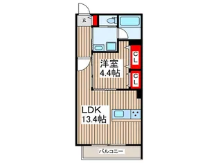 ファーナムスクエア【2階】の間取り